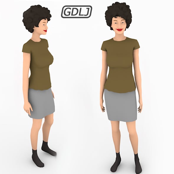Woman - 3DOcean Item for Sale