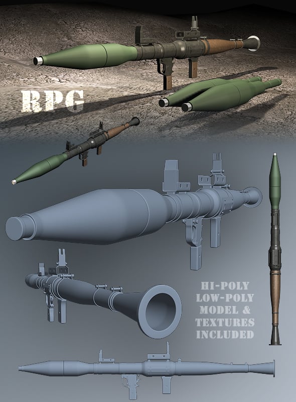 RPG Launcher - 3DOcean Item for Sale