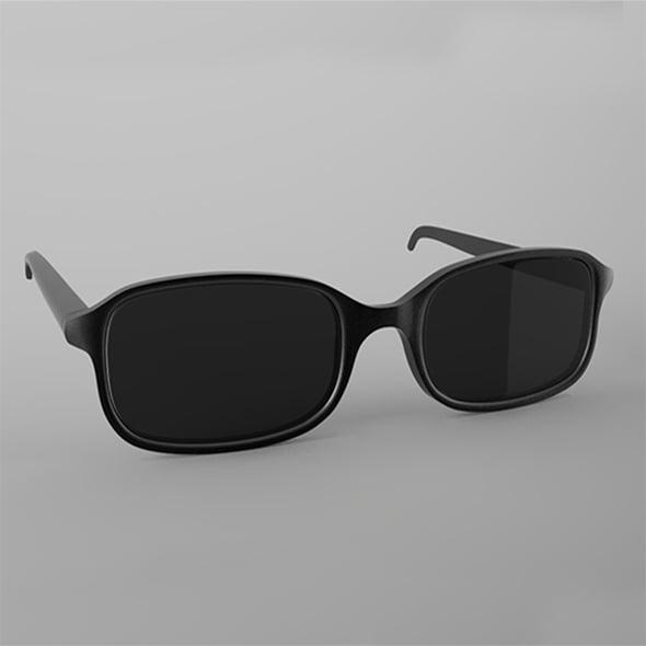Highpoly Glasses - Sunglasses - 3DOcean Item for Sale