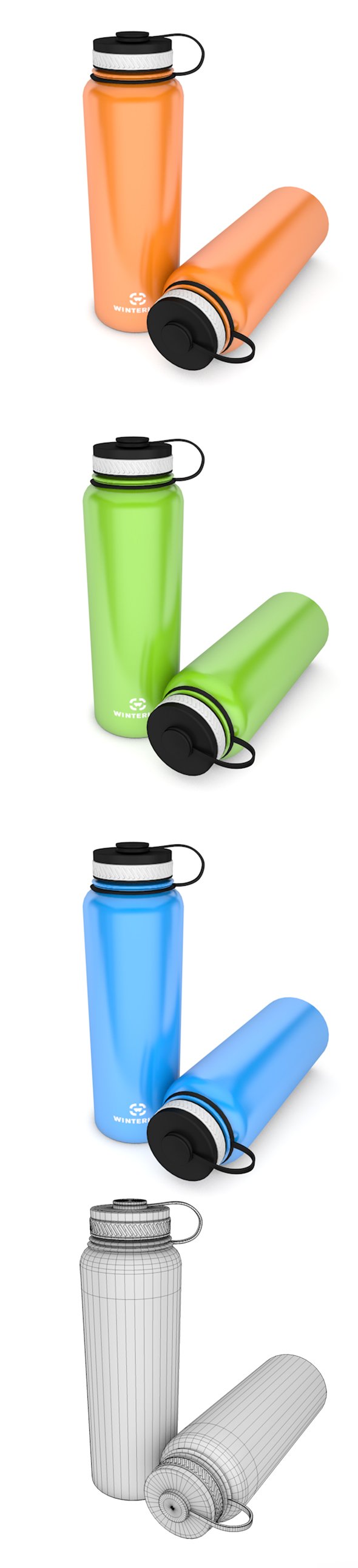 Water Bottle - 3DOcean Item for Sale