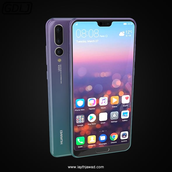 Huawei P20 Pro 2018 - 3DOcean Item for Sale