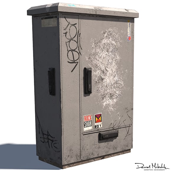 Electric Box PBR - 3DOcean Item for Sale