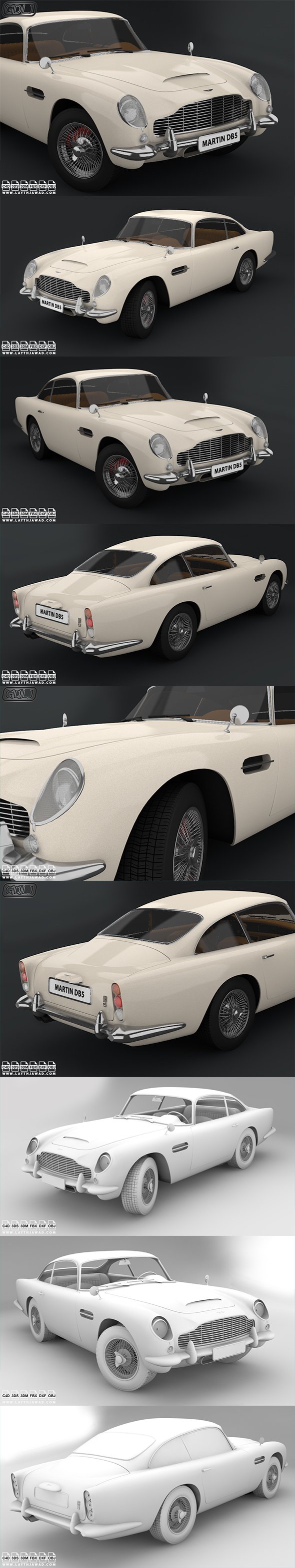 Aston Martin DB5 1964 - 3DOcean Item for Sale