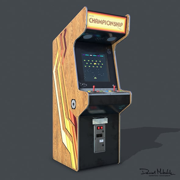 Game Machine PBR - 3DOcean Item for Sale