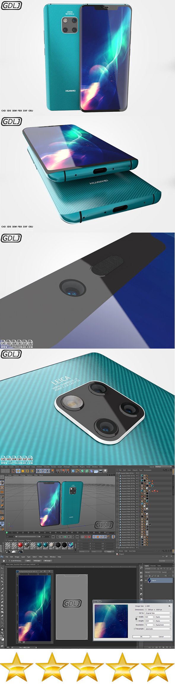 Huawei Mate 20 Pro - 3DOcean Item for Sale