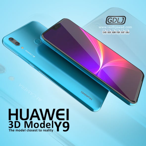 Huawei Y9 2019 - 3DOcean Item for Sale