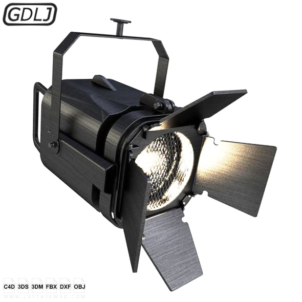 Modern spotlight - 3DOcean Item for Sale