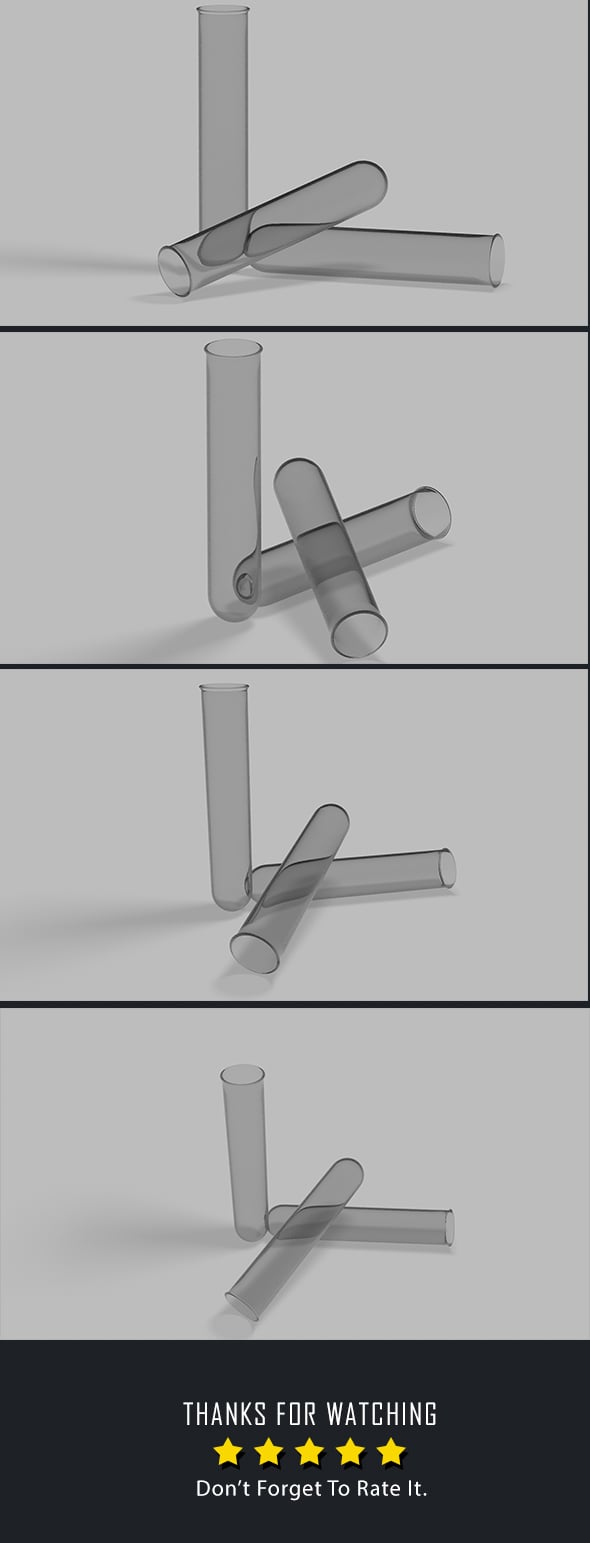 Test Tube 3d Model - 3DOcean Item for Sale