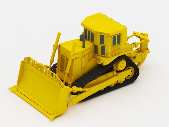 Bulldozer - 3DOcean Item for Sale