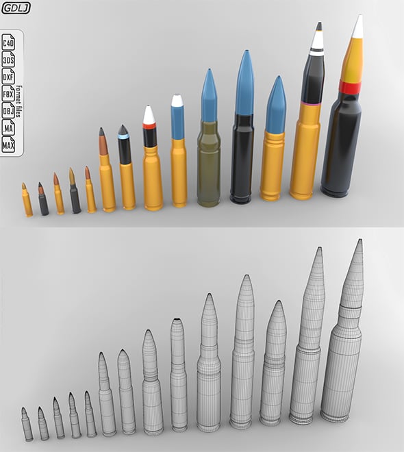 Bullets - 3DOcean Item for Sale