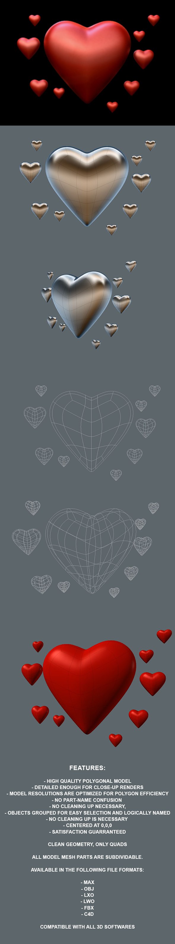 Heart Shape - 3DOcean Item for Sale