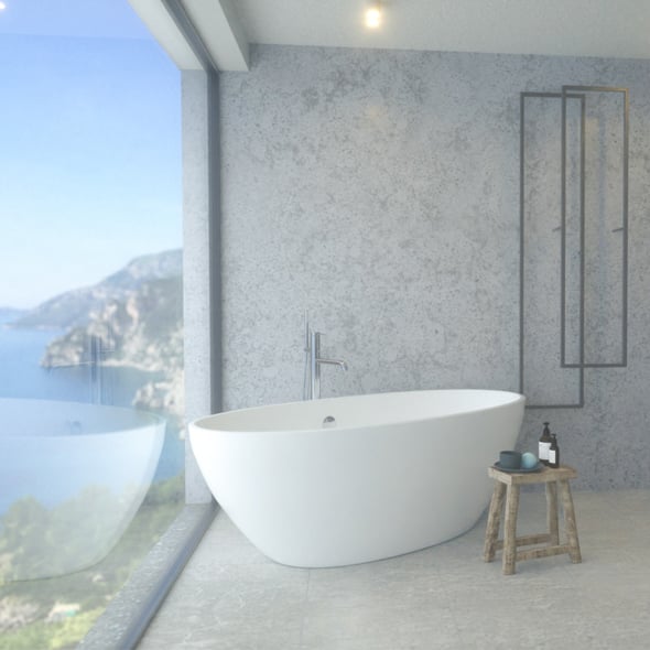 Bathroom with a view - 3DOcean Item for Sale