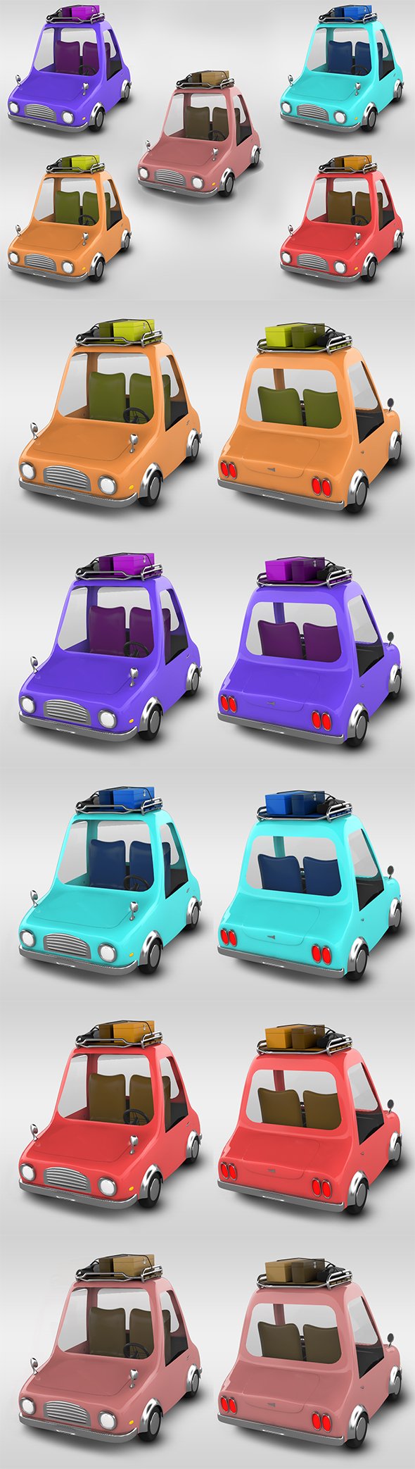 Car animation - 3DOcean Item for Sale