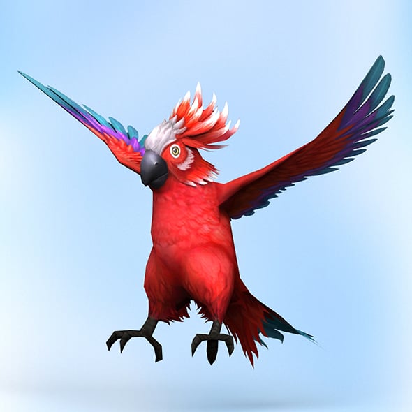 Fantasy Parrot - 3DOcean Item for Sale