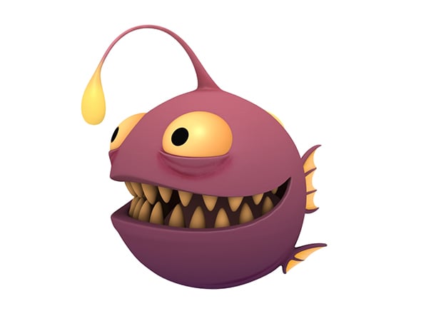 Angler Fish - 3DOcean Item for Sale