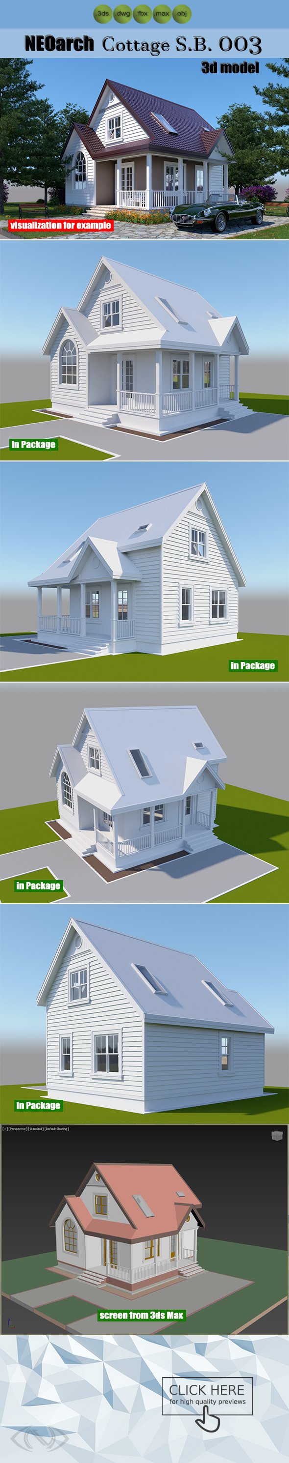 NEOarch Cottage SB 003 - 3DOcean Item for Sale