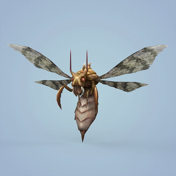 Fantasy Monster Bee - 3DOcean Item for Sale