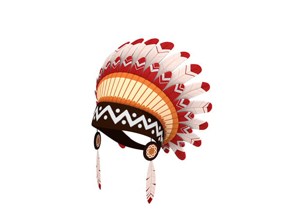 Native American Headdress - 3DOcean Item for Sale