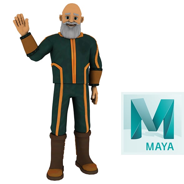 Cartoon Rigged Character 5 - 3DOcean Item for Sale