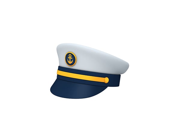 Captain Hat - 3DOcean Item for Sale