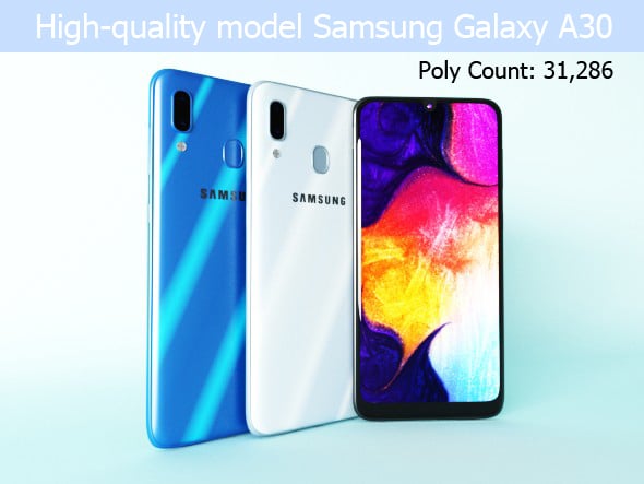 Samsung Galaxy A30 - 3DOcean Item for Sale