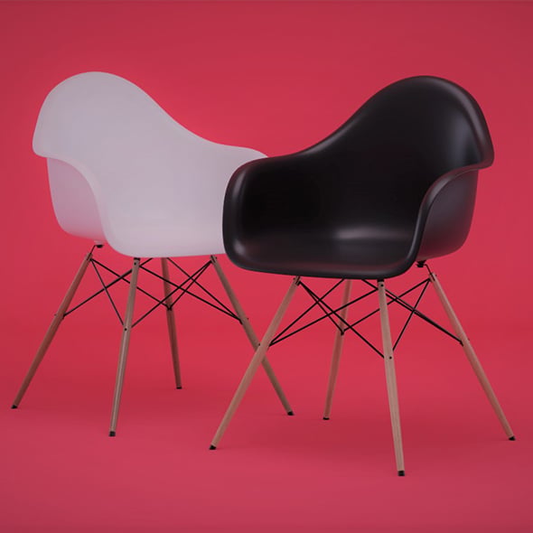 DAW Armchair - 3DOcean Item for Sale