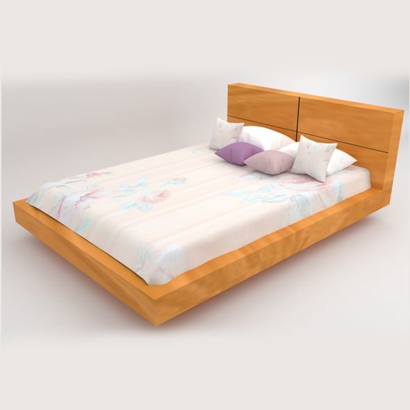 Bed 02 - 3DOcean Item for Sale