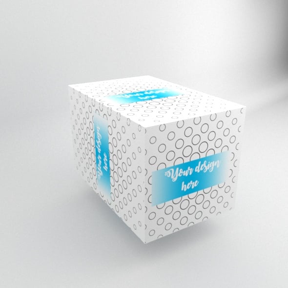 Low-poly Product box 02 - 3DOcean Item for Sale