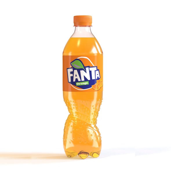 Fanta Bottle - 3DOcean Item for Sale