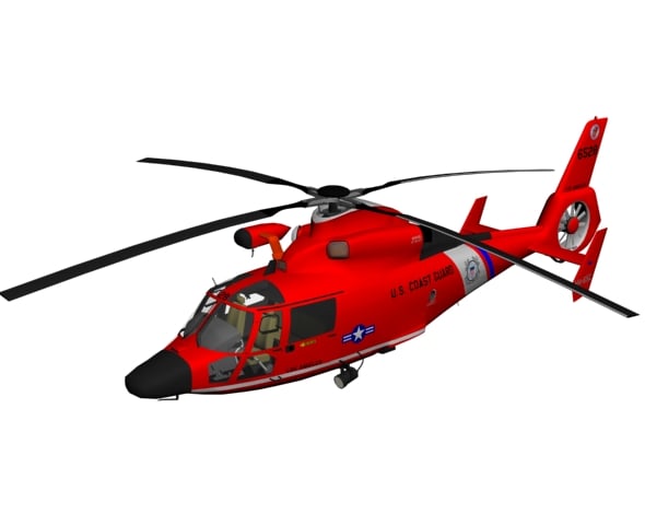 Helicopter hh dolphin - 3DOcean Item for Sale