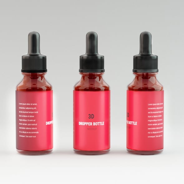 Dropper Bottle - 3DOcean Item for Sale
