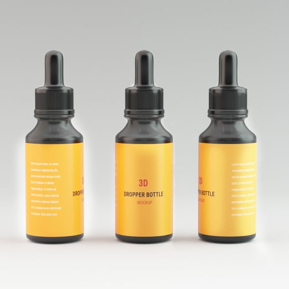 Dropper Bottle 03 - 3DOcean Item for Sale