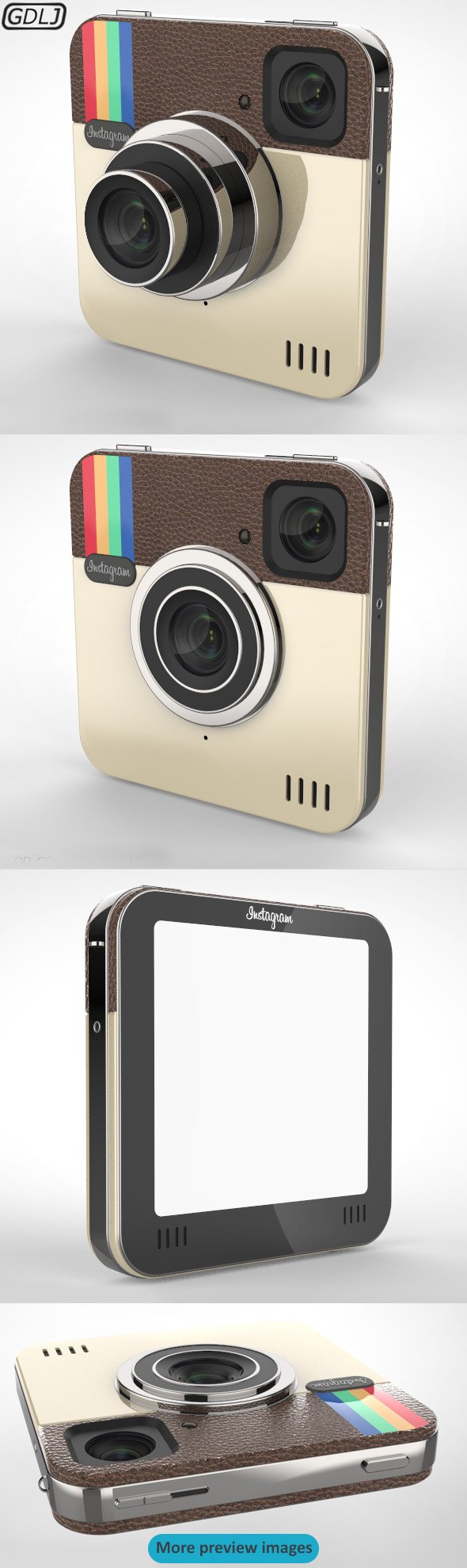 Camera Instagram - 3DOcean Item for Sale