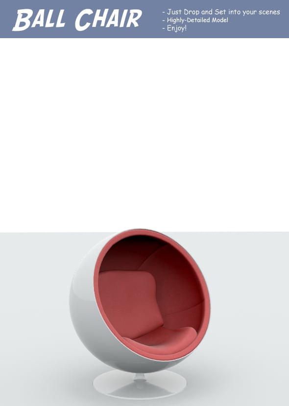 Ball Chair - 3DOcean Item for Sale