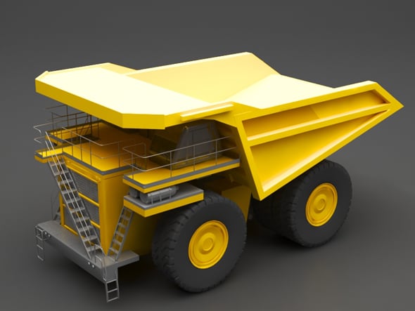 Dump truck - 3DOcean Item for Sale