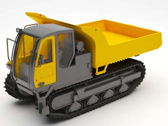 Dump truck - 3DOcean Item for Sale