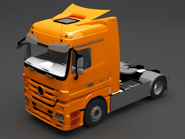mercedes truck - 3DOcean Item for Sale