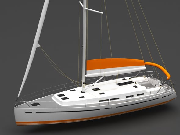 sailing boat - 3DOcean Item for Sale