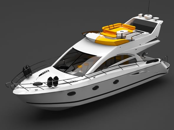 private boat - 3DOcean Item for Sale