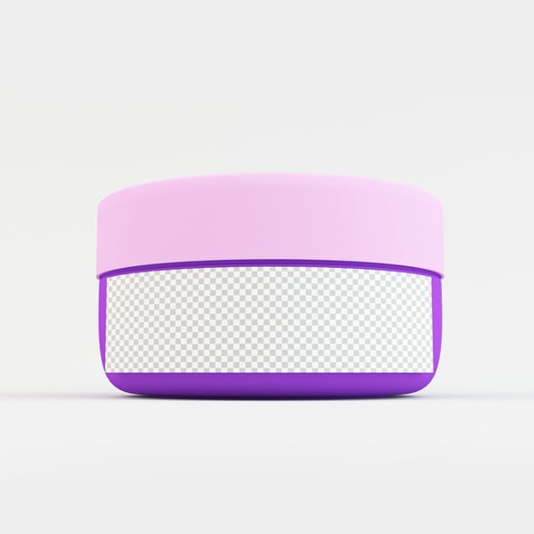 Cosmetics Container Jar - 3DOcean Item for Sale