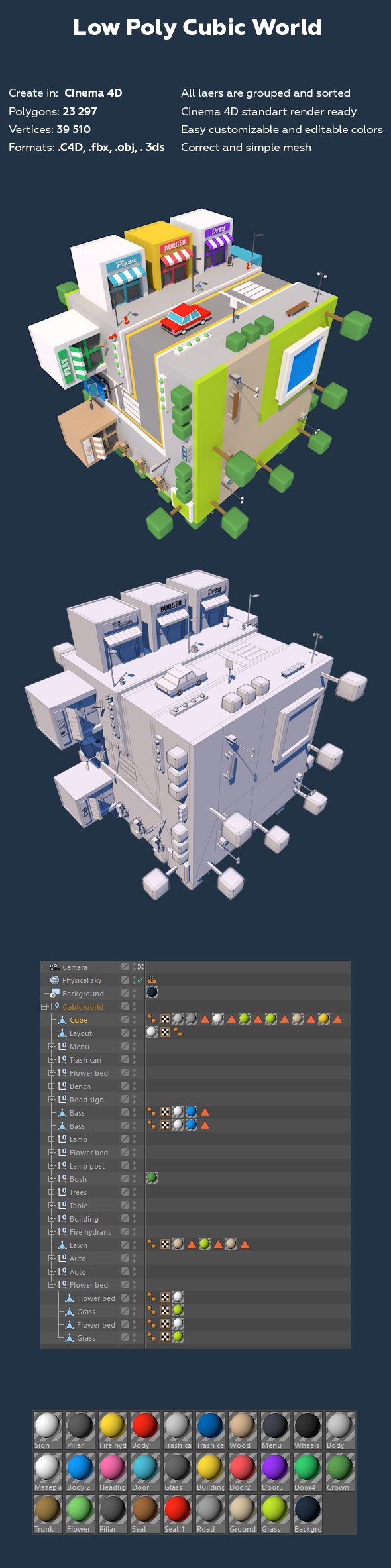 Cubic World - 3DOcean Item for Sale
