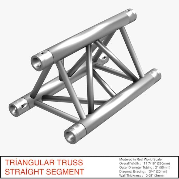 Triangular Truss Straight Segment 71 - 3DOcean Item for Sale