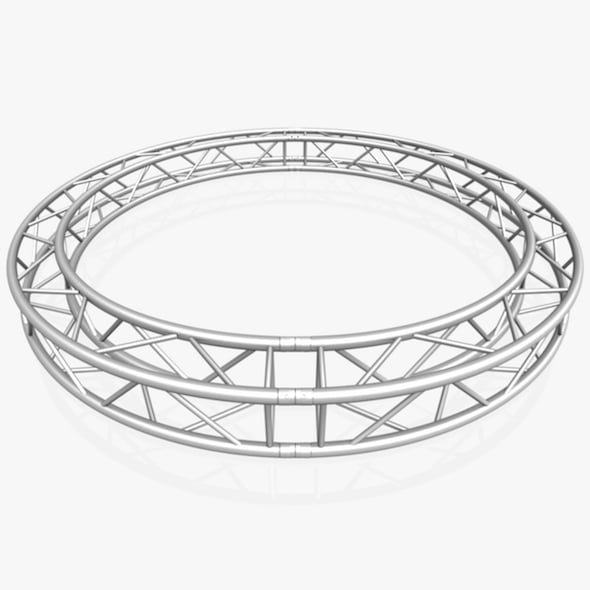 Circle Square Truss (Full diameter 300cm) - 3DOcean Item for Sale