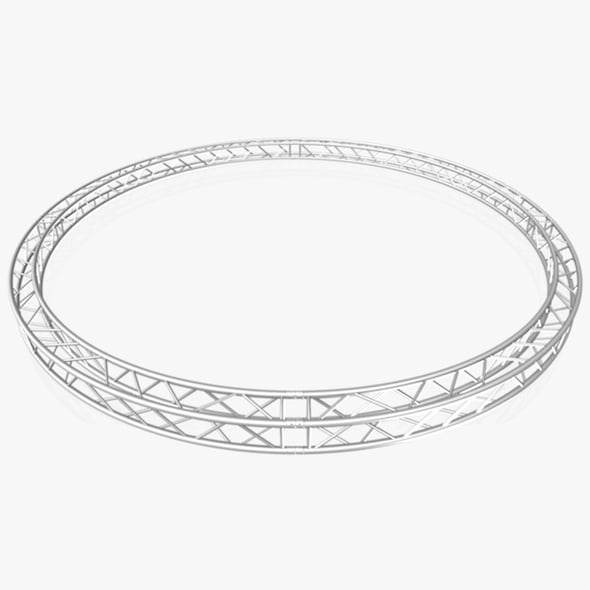 Circle Square Truss (Full diameter 600cm) - 3DOcean Item for Sale