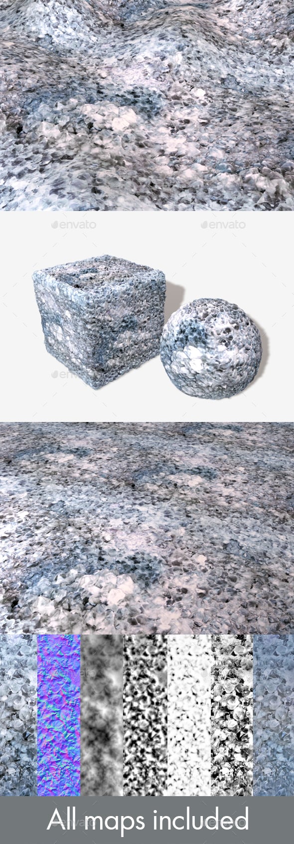 Crystals Seamless Texture - 3DOcean Item for Sale