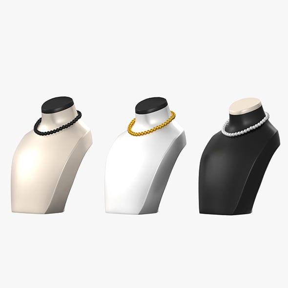 Jewelry Mannequins - 3DOcean Item for Sale