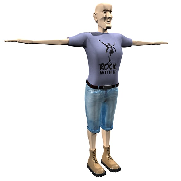 Man Body Builder - 3DOcean Item for Sale