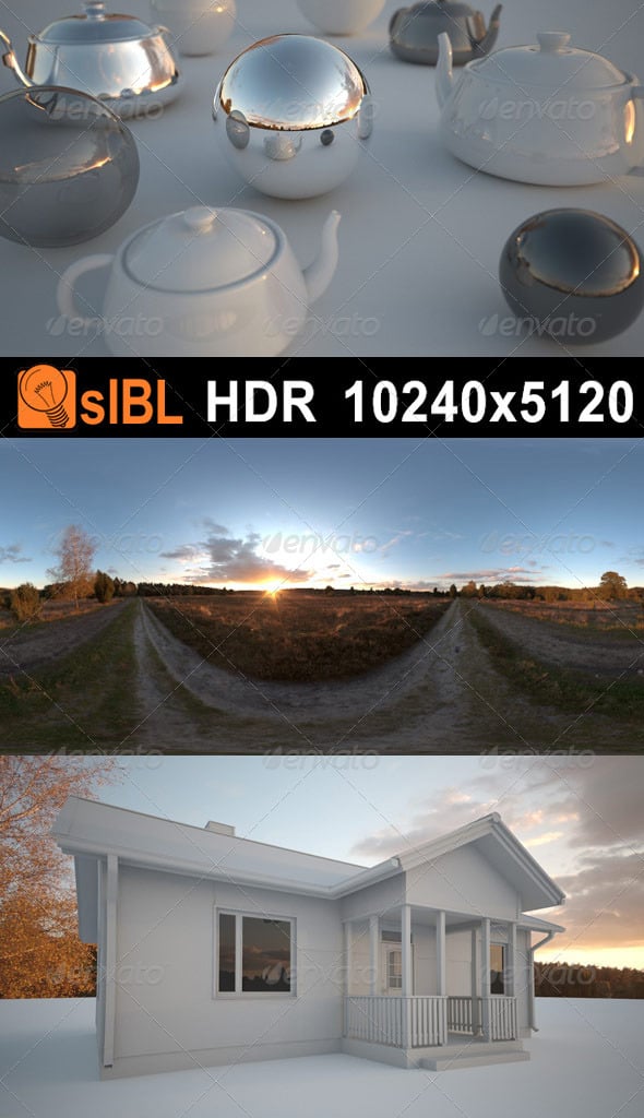 Meadow Afternoon HDR 07 - 3DOcean Item for Sale