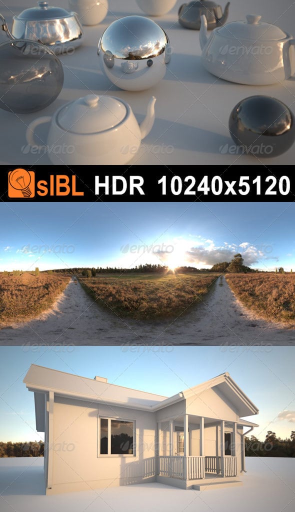 Meadow Afternoon HDR 04 - 3DOcean Item for Sale