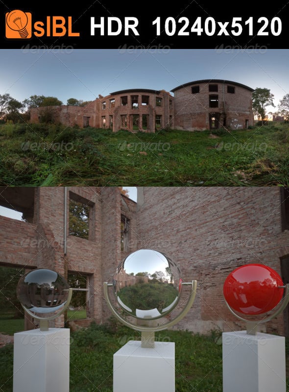 Ruin Afternoon HDR 05 - 3DOcean Item for Sale